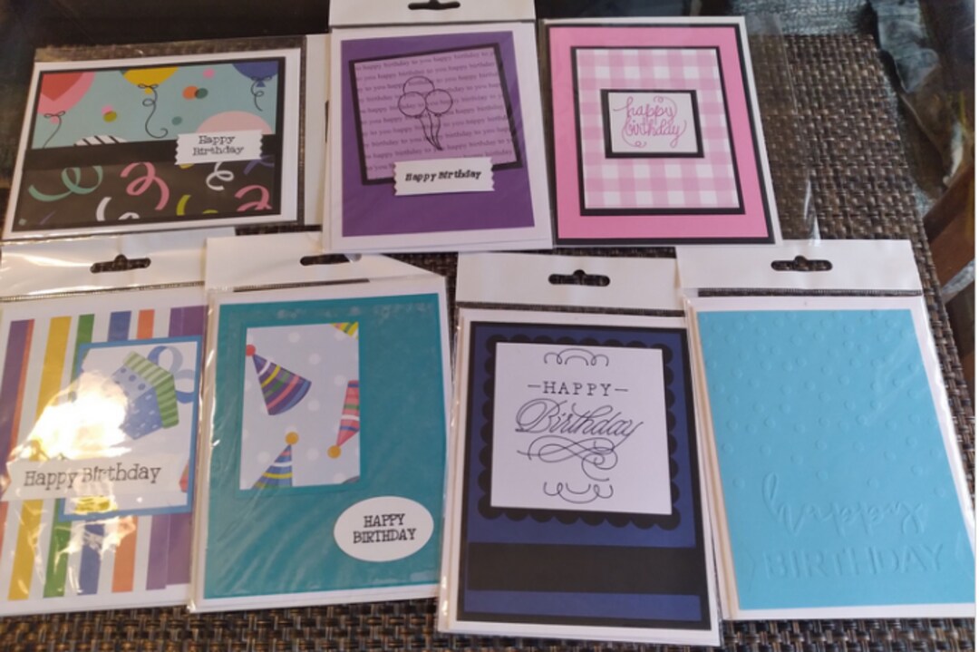 Happy birthday cards, Assorted birthday card set, bulk Birthday card set, blank birthday cards, homemade colorful birthday card set, variety | MakerPlace by Michaels Happy birthday cards, Assorted birthday card set, bulk Birthday card set, blank birthday cards, homemade colorful birthday card set, variety | MakerPlace by Michaels
